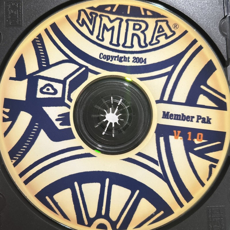 National Model Railroad Association (NMRA) Member Pak CD Rom V. 1.0 2004 Rare