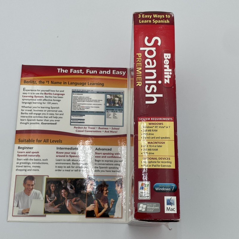 Berlitz Spanish Premier Learning Software For Mac, Windows XP, Vista, And 7 gallery