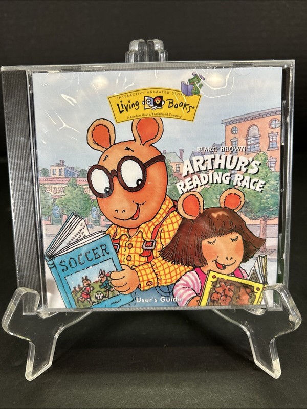 Living Books Arthur’s Reading Race CD ROM User’s Guide 1996 NEW