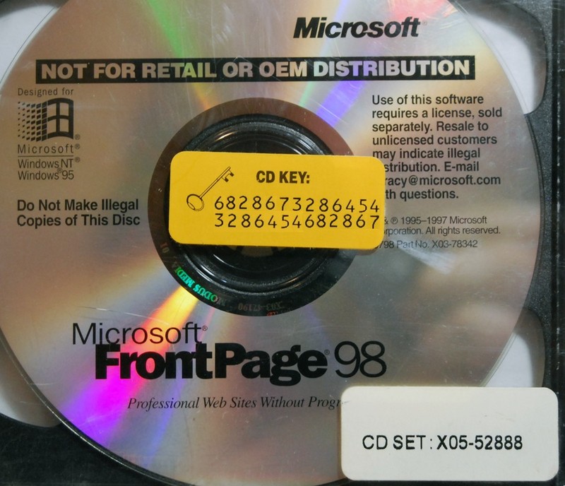 WINDOWS NT Server 4.0 Server with FrontPage 98 with CD Key - New Unused gallery