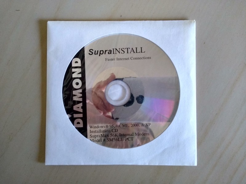 Diamond SupraINSTALL Installation CD Windows 95, 98, ME, 2000, XP