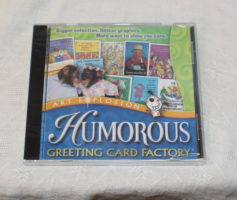 Art Explosion Greeting Card Factory 2003 PC Nova Develop Sealed CD gallery