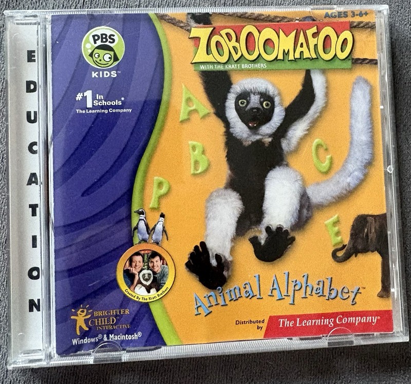 Zoboomafoo Animal Kids Pc Mac New XP Preschool Real Life Creature Adventures
