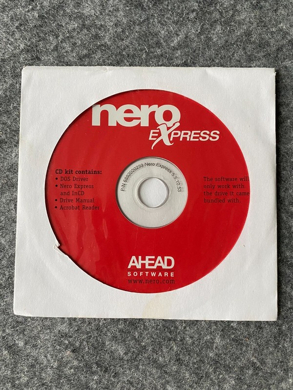 Nero Express CD Kit - Ahead Software - Disc Only - Great Condition