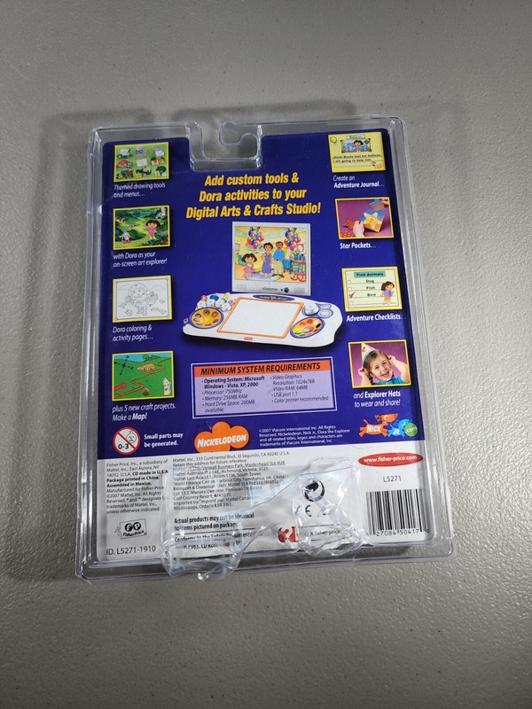 Fisher Price Digital Arts & Crafts Studio Dora The Explorer CD-ROM 2007 gallery