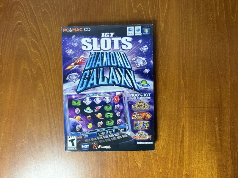 IGT Slots Diamond Galaxy PC/Mac 2012 Authentic Slots. NEW