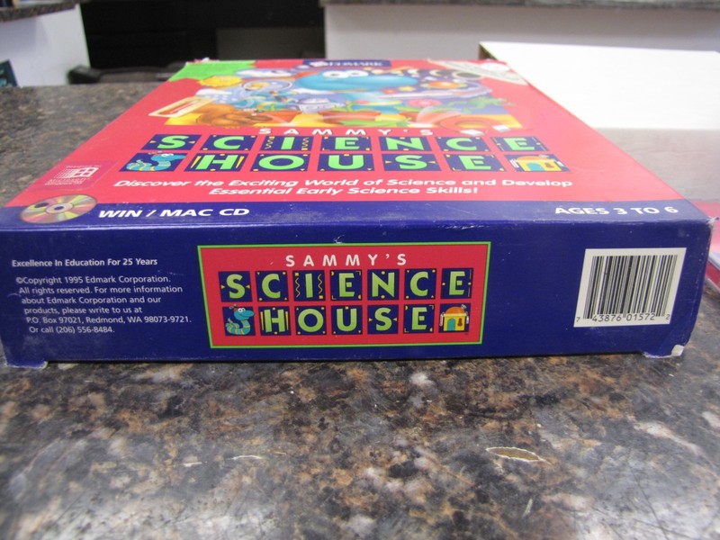 Sammy's Science House - Edmark 1995 Educational CD-Rom Ages 3-6 WIN / MAC -HW27 gallery