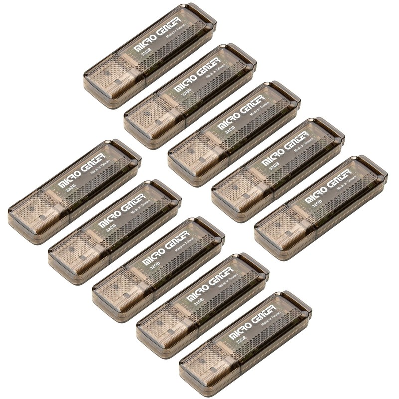INLAND Micro Center Superspeed 10 Pack 32GB USB 3.0/USB3.1 Gen1 Flash Drive G…