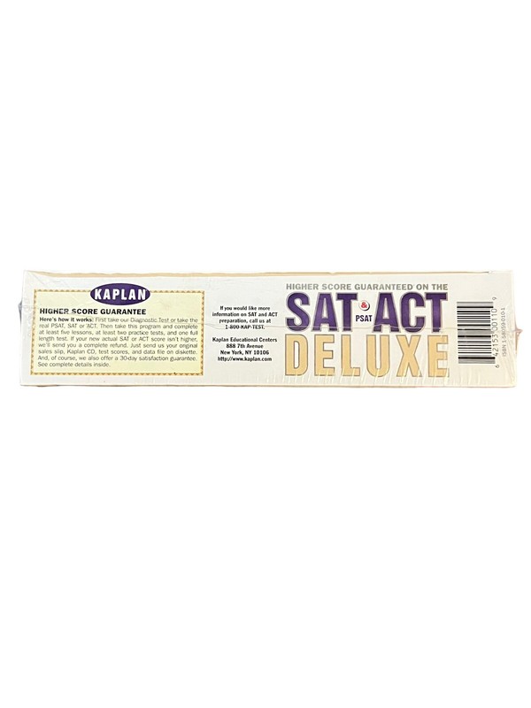 Kaplan SAT, ACT, PSAT Deluxe 5 CD Set 1998 Edition Brand New PC And Mac gallery