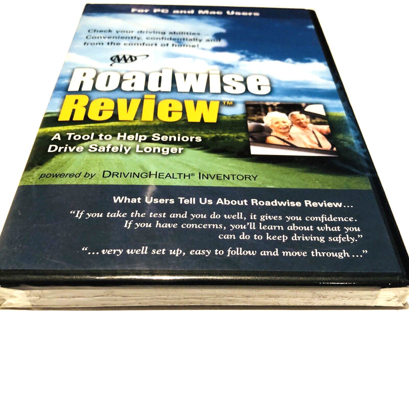 AAA Roadwise Review CD ROM Tool to Help Seniors Drive Safely Longer PC Mac NEW gallery