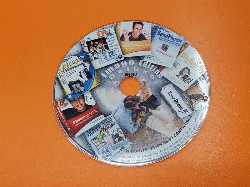 ⭐️⭐️⭐️⭐️⭐️ Image Editing Deluxe 2003 Windows XP/ME/98/95 Compatible Disc Only