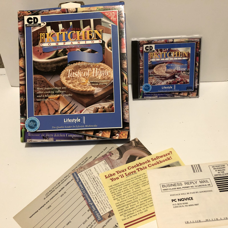 Multimedia Kitchen Companion Recipe Manager (CDROM) - Recipes Taste of Home gallery