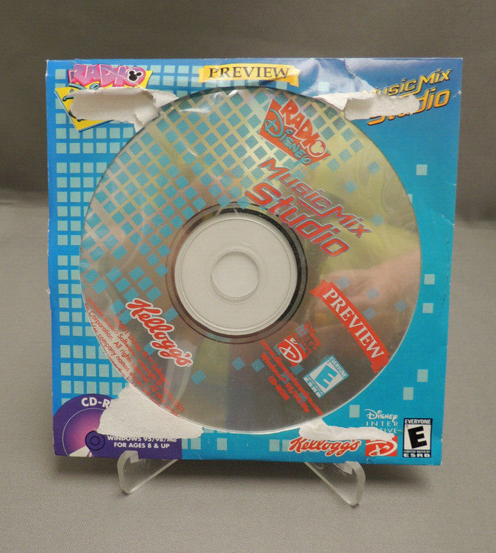 Radio Disney Music Mix Studio Preview- Kellogg’s Promo (PC, 2001) – Disc Only!!!