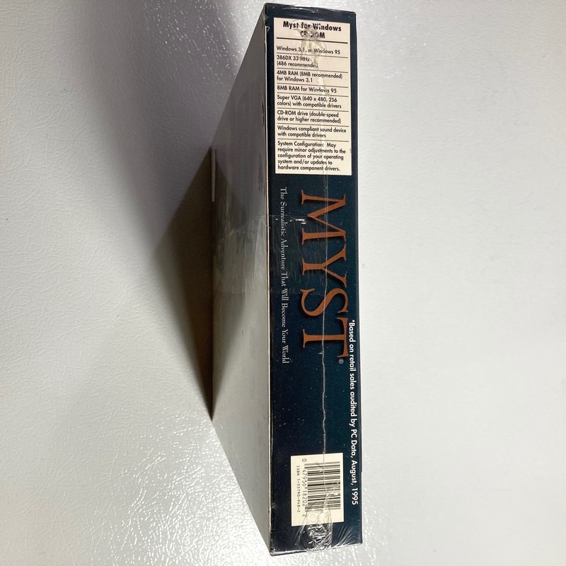 NEW NIB Broderbund MYST - Windows 3.1 / Windows 95 CD ROM - Classic PC Game gallery