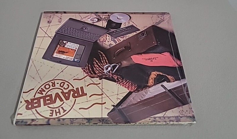 Vintage The Traveler CD-Rom 1994 PC Computer Multi-Media Vacation Travel Guide gallery