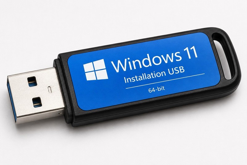Microsoft Windows 11 Pro 64 Bit USB Installer Drive OEM Version with Key