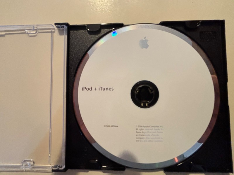 VTG 2006 APPLE iPod + iTunes Installation Software CD 2Z691-5670-A Disc Software