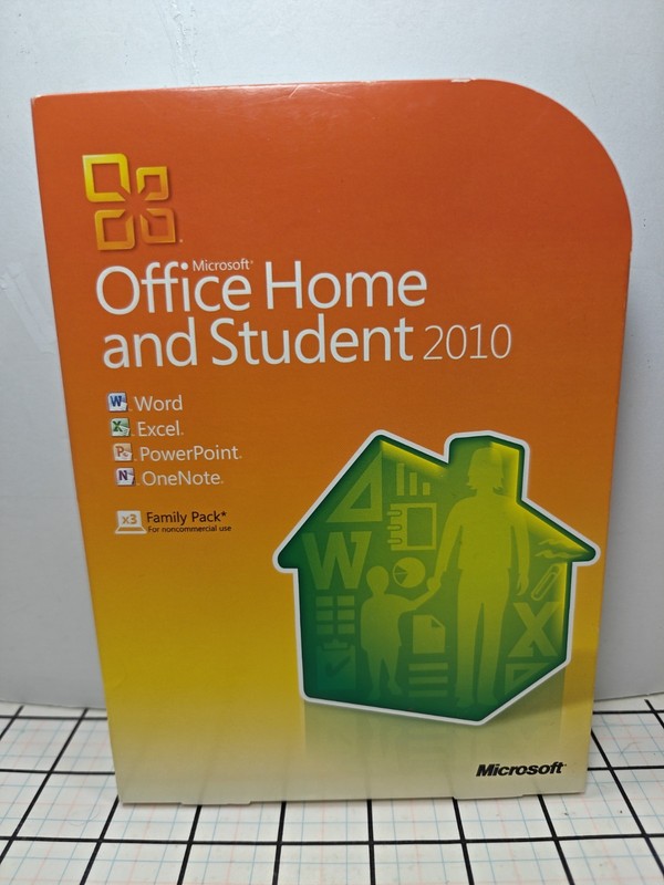 Microsoft Office Home and Student 2010 Software for Windows w/ Product Key