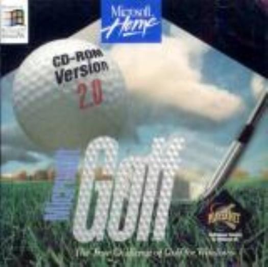 Microsoft Golf 2.0 PC CD-ROM challenging courses classic golfing simulation game