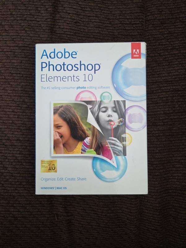 Genuine Adobe Photoshop Elements 10 DVD for PC Mac EXCELLENT with Serial Number gallery