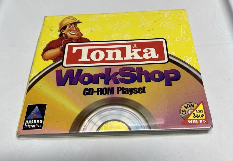 Tonka Workshop CD-ROM Playset New Sealed Free Fast Shipping. gallery