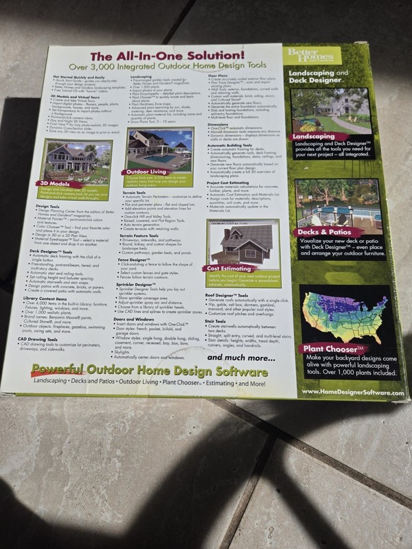 Better Homes and Gardens Landscaping and Deck Designer CD-ROM for Windows gallery