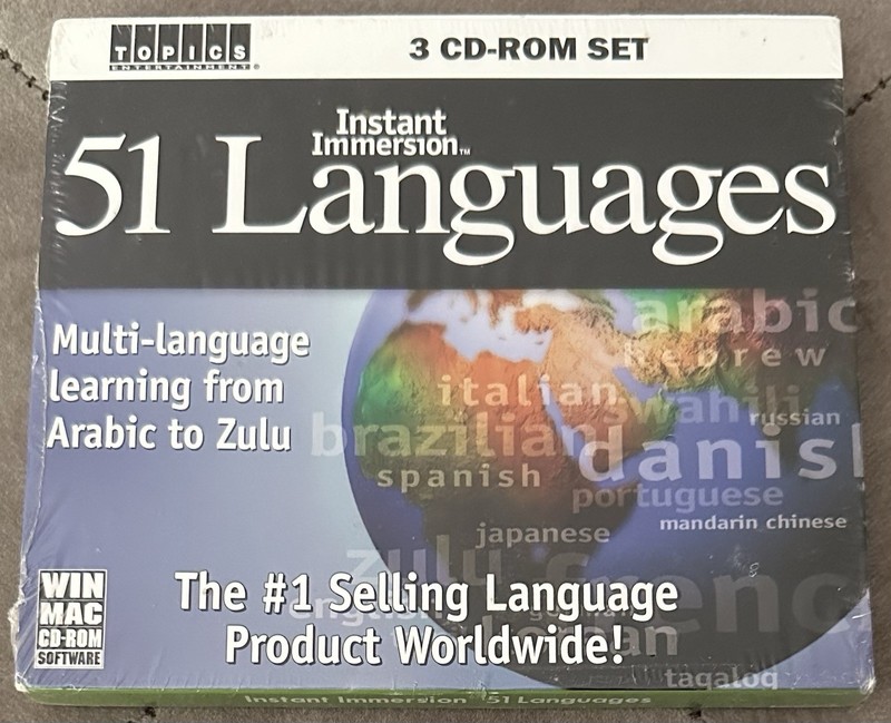 51 Languages by Instant Immersion (CD, 3 Discs, 2005)