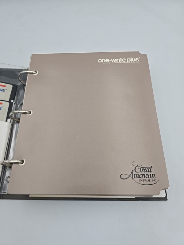 One Write Plus 1986 Master Evergreen Great American Software Accounting Payroll gallery