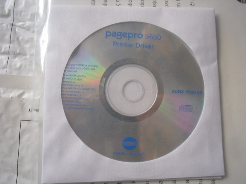 New Genuine Konica Minolta PagePro 5650EN Printer CD Software Drivers Utilities