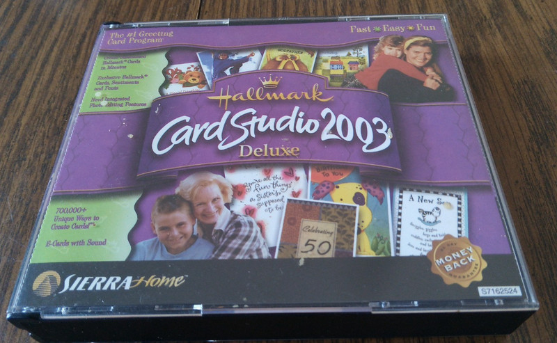 Hallmark Card Studio Deluxe 2003 For Windows PC’s (2003 Seirra Home)