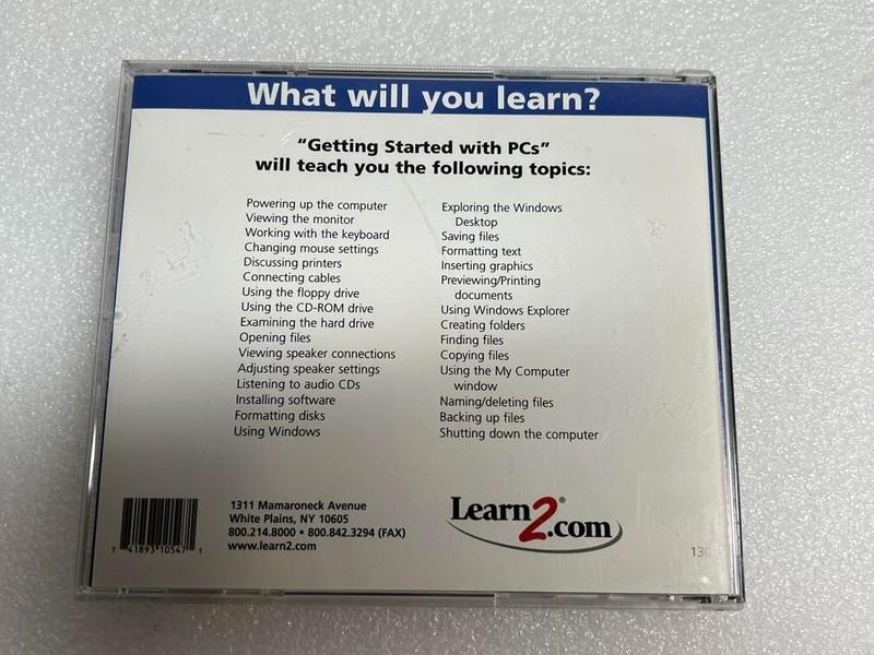 Learn2.com Getting Started with Your PC Multimedia Training 98 2000 VTG Software gallery