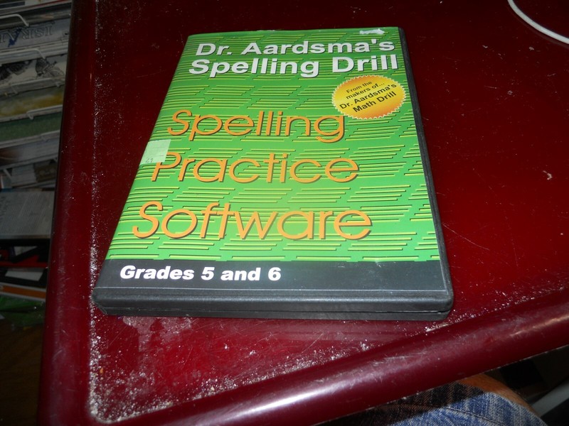 DR.AARDSMA’S SPELLING DRILL CD ROM GRADES 5 + 6 + WORKBOOK