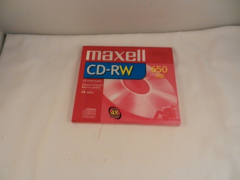 MAXELL CD – RW “NEW” SOFTWARE