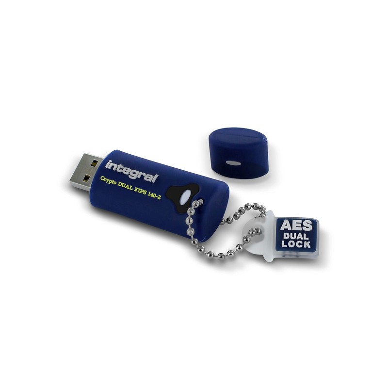 Integral 32GB Crypto-140-2 Dual Password 256-Bit Hardware Encrypted 3.0 USB S…