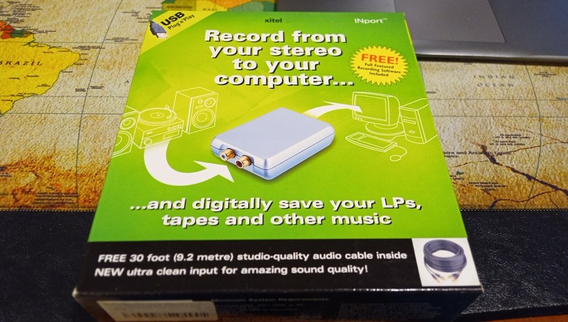 NEW XITEL INPORT ANALOG TO PC AUDIO RECORDING ADAPTER LPs TAPES STEREO gallery