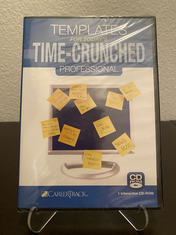 Templates for Todays Time Crunched Professional (CareerTrack) Interactive CD ROM