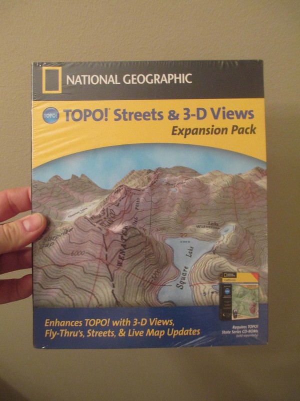 NATIONAL GEOGRAPHIC TOPO STREETS & 3-D VIEWS EXPANSION PACK – GPS USA MAPS