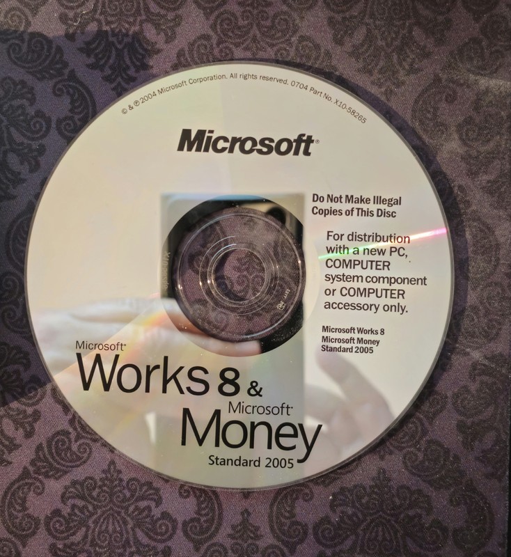 2005 Microsoft Works 8 w/ MS Money Standard-Bonus Office 2003 Trial-NEW SEALED!!