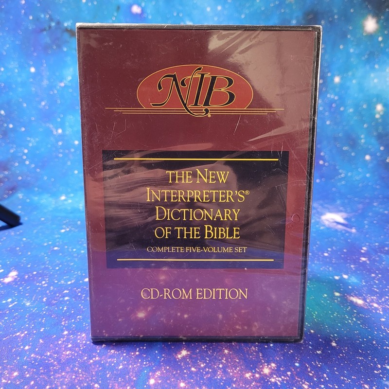 New Interpreter’s Dictionary Of The Bible: Complete 5 Vol Set PC CD-ROM Sealed