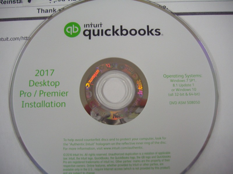 INTUIT QUICKBOOKS DESKTOP PREMIER 2017 2-USER FOR WINDOWS PC RETAIL USA VERSION gallery