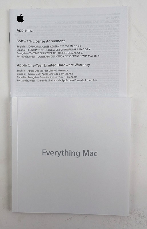 IMac OS X & Application Install DVD Leopard OS Version 10.5.2 Decals And Book gallery