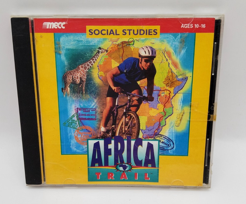 Africa Trail PC CD ROM 1995 MECC Educational Oregon Trail gallery