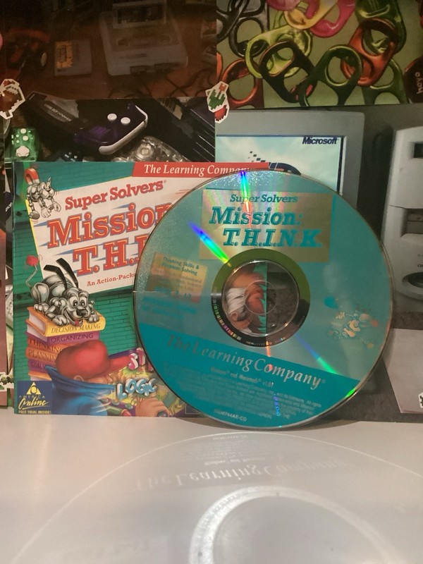 Mission THINK PC Game CD Thinking Skills, Problem Solving, Educational 7-12 yrs.