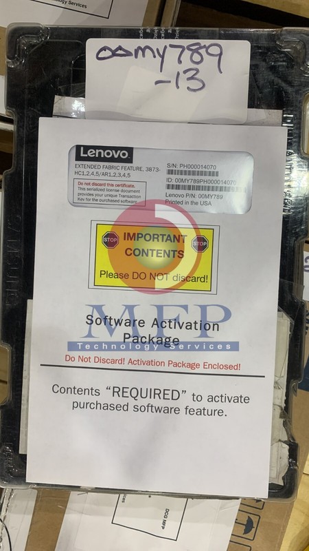 NEW 00MY789 LENOVO B300/6505 S/W, EXTENDED FABRIC