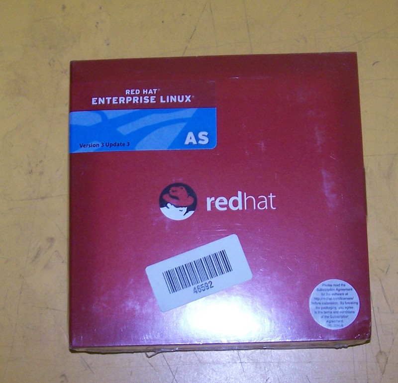 RED HAT ENT LINUX V3 U3 AS STD X86 1YR DIB 376139-B21