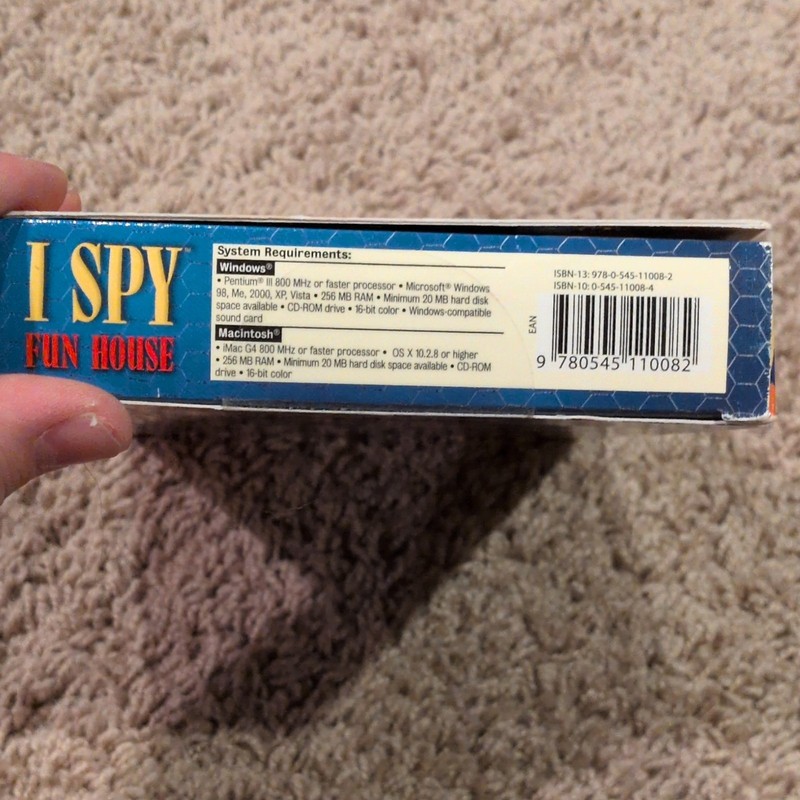 Scholastic I SPY Fun House CD-ROM Windows PC Game Sealed Disc gallery