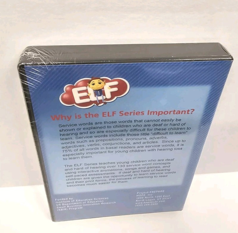 ELF Early Literacy Fun ASL CD rom for KIDS CHILDREN EDUCATIONAL LEARNING gallery
