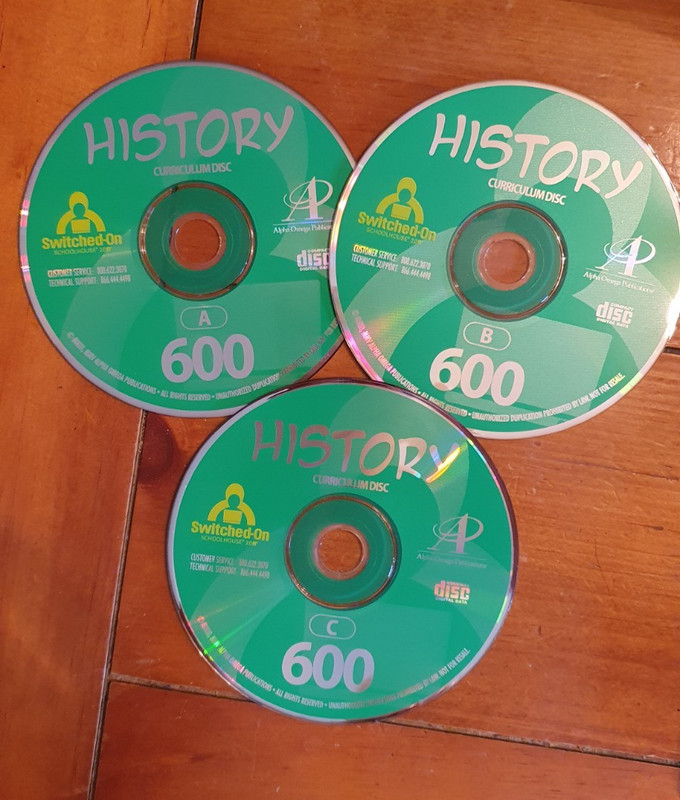 Alpha Omega Switched on Schoolhouse History Class Grade 6