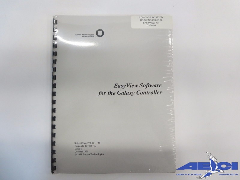 LUCENT 847473774 EASY VIEW SOFTWARE KIT (DRAWING ISS 12) 107488710