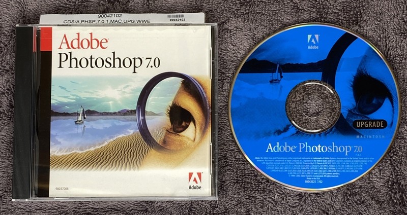 Adobe Photoshop 7.0. Mac. Original. Includes Serial Number